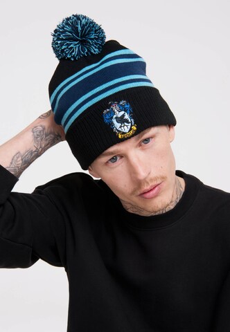 LOGOSHIRT Beanie 'Harry Potter - Ravenclaw' in Black