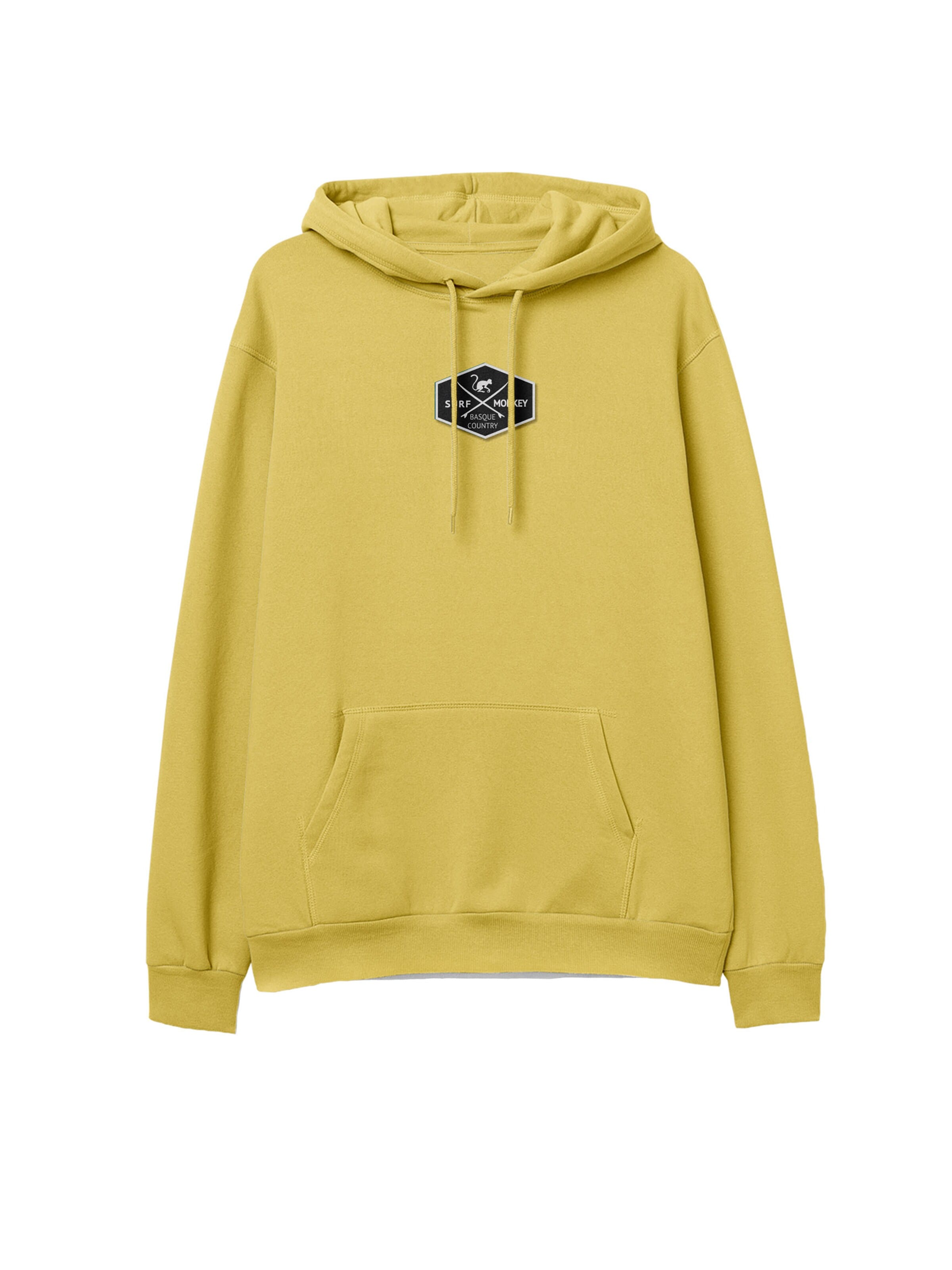 Surf Monkey - Sweatshirt em amarelo: frente