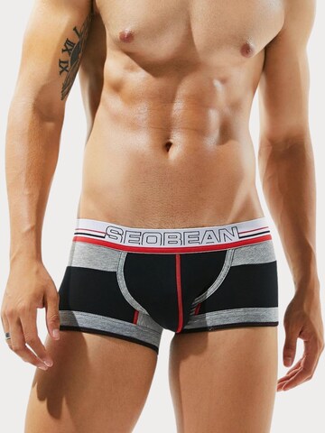 SEOBEAN Boxer shorts in Black: front