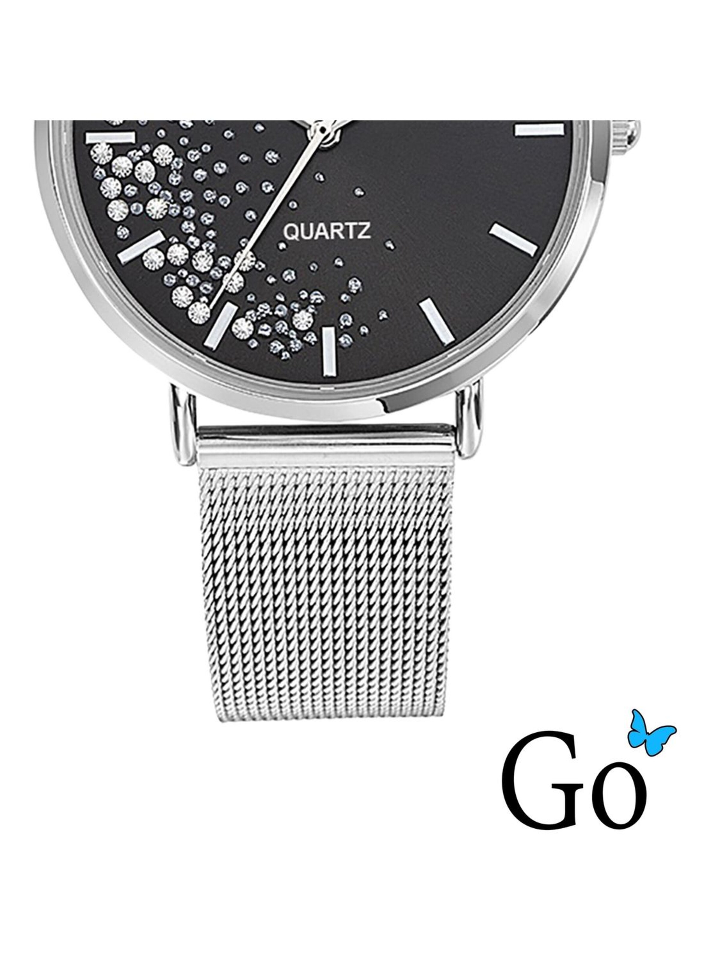 GO GirlOnly - Reloj analógico en plata