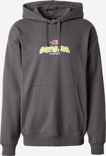 Megztinis be užsegimo 'U EXPEDITION CELEBRATION' iš THE NORTH FACE, spalva – šviesiai mėlyna / tamsiai pilka / šviesiai žalia / šviesiai rožinė, Prekių apžvalga