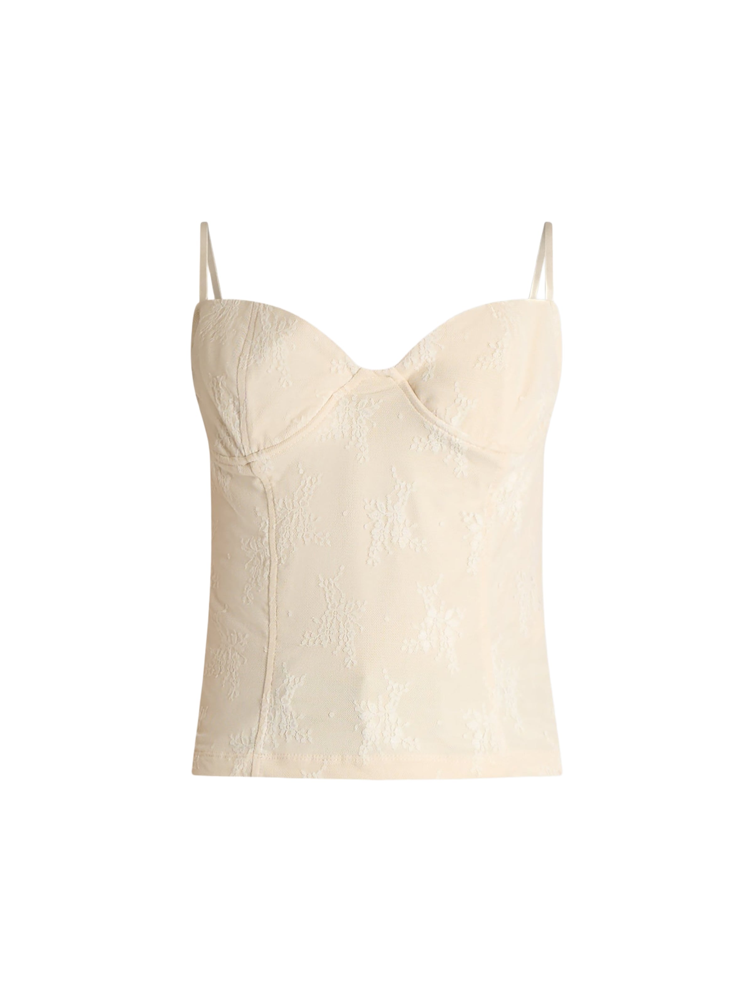 ViCOLO Top in Beige: front