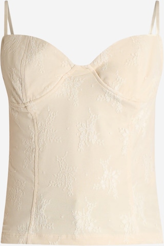 ViCOLO Top in Beige: voorkant