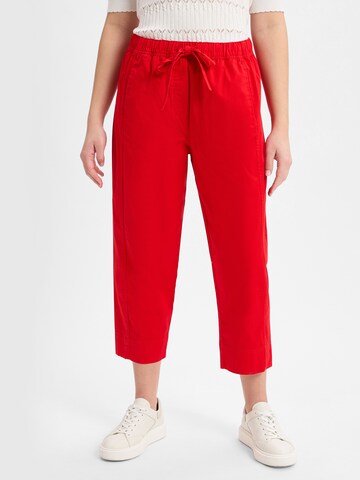 Marie Lund Loose fit Pants ' ' in Red: front