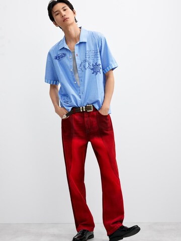 Desigual Regular fit Overhemd in Blauw