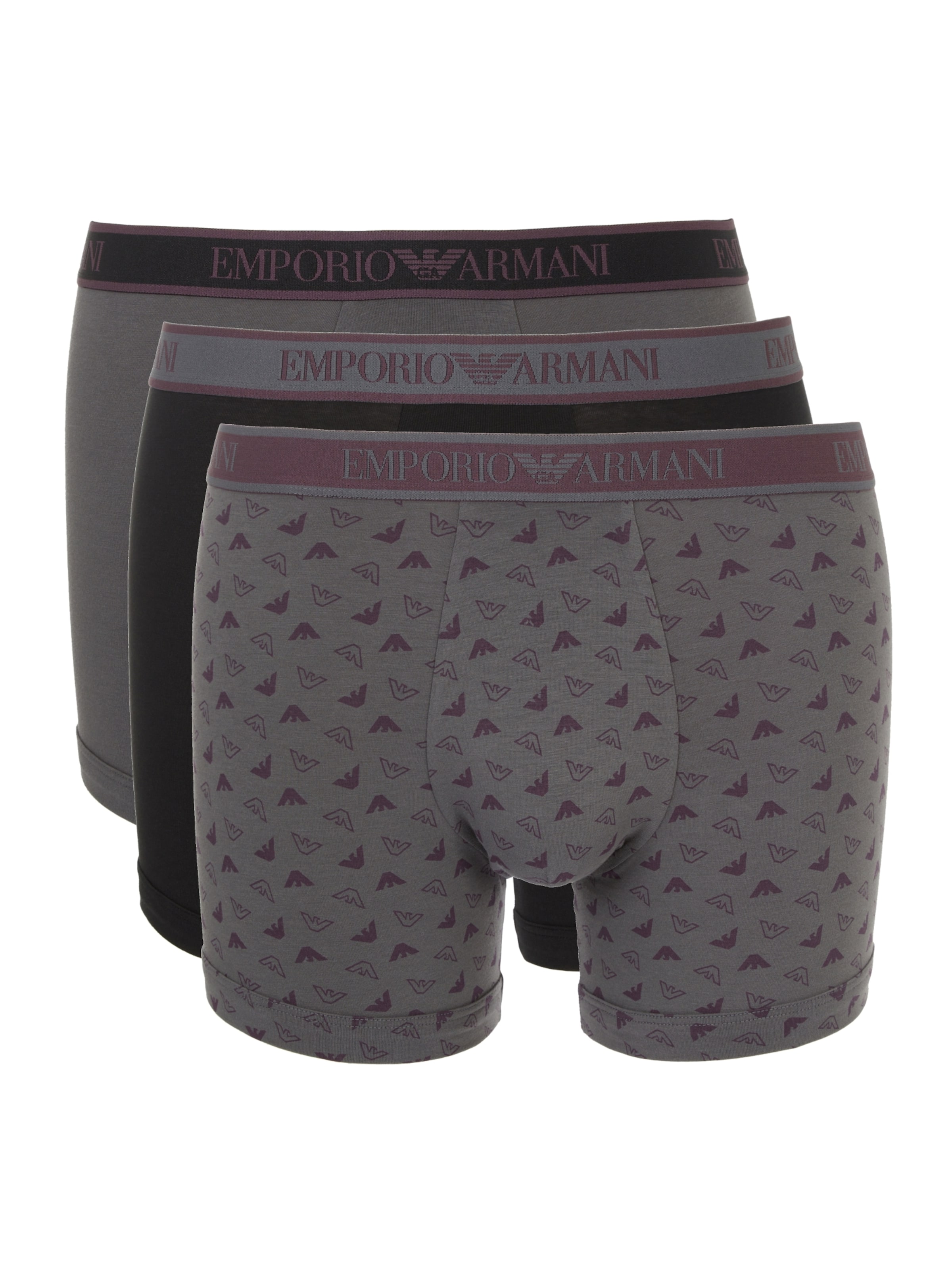 Boxers Emporio Armani en gris : devant