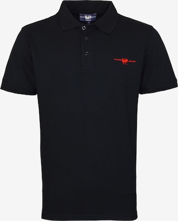 HARVEY MILLER Poloshirt in Schwarz: predná strana