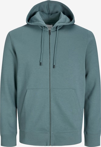 JACK & JONES Кофта на молнии 'JJESTAR' в Синий: спереди