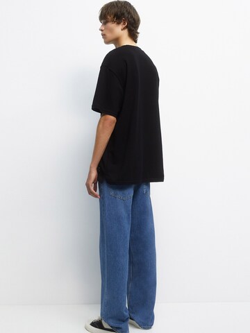 Pull&Bear T-Shirt in Schwarz