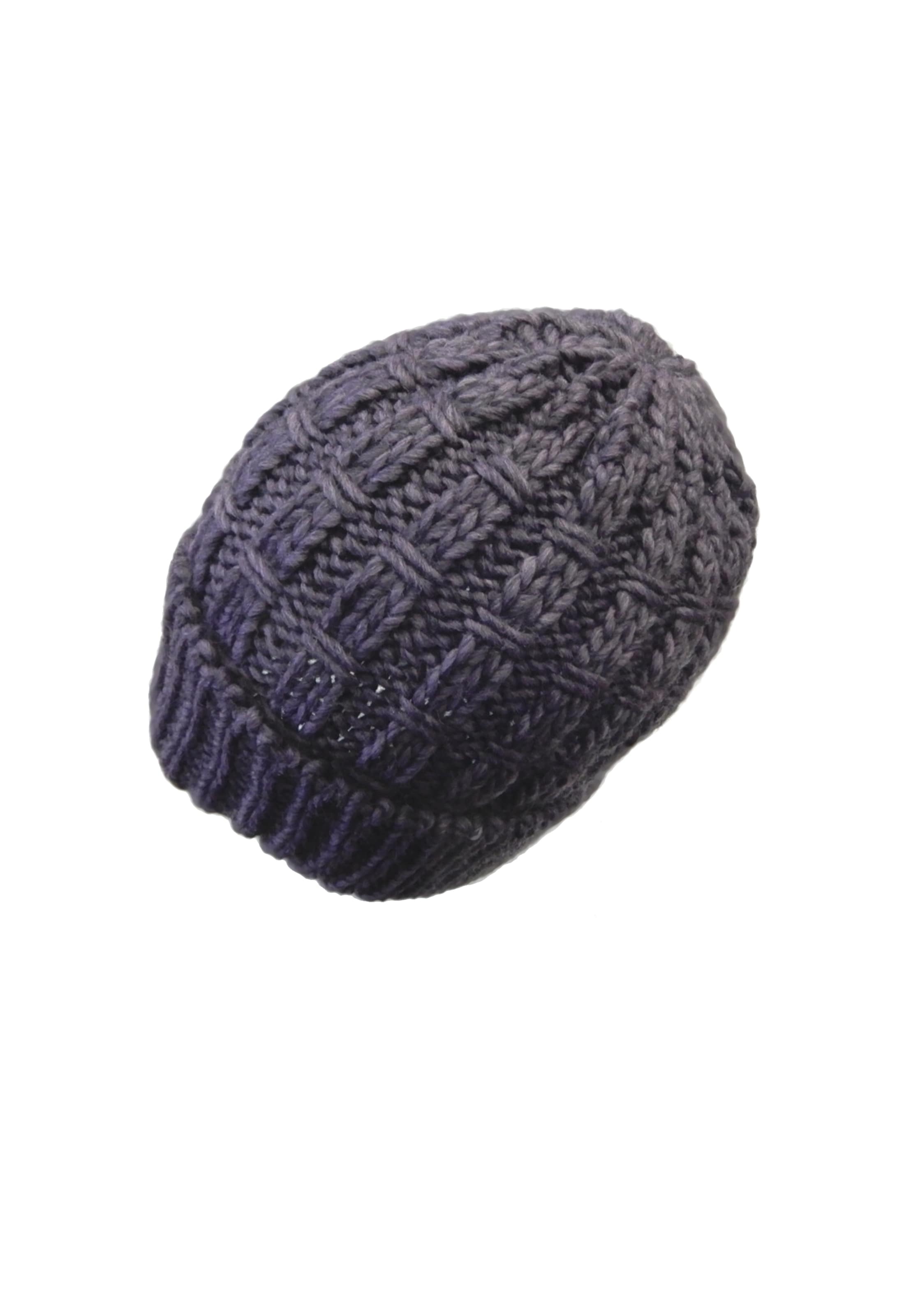 Chaplino Beanie in Purple: front