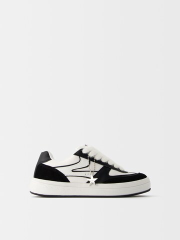 Bershka Platform trainers in Black