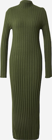 TOPSHOP Knitted dress in Green: front