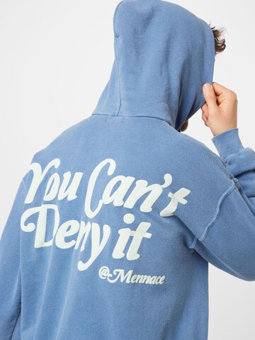 Mennace Sweatshirt 'YOU CANT DENY IT' in Blue