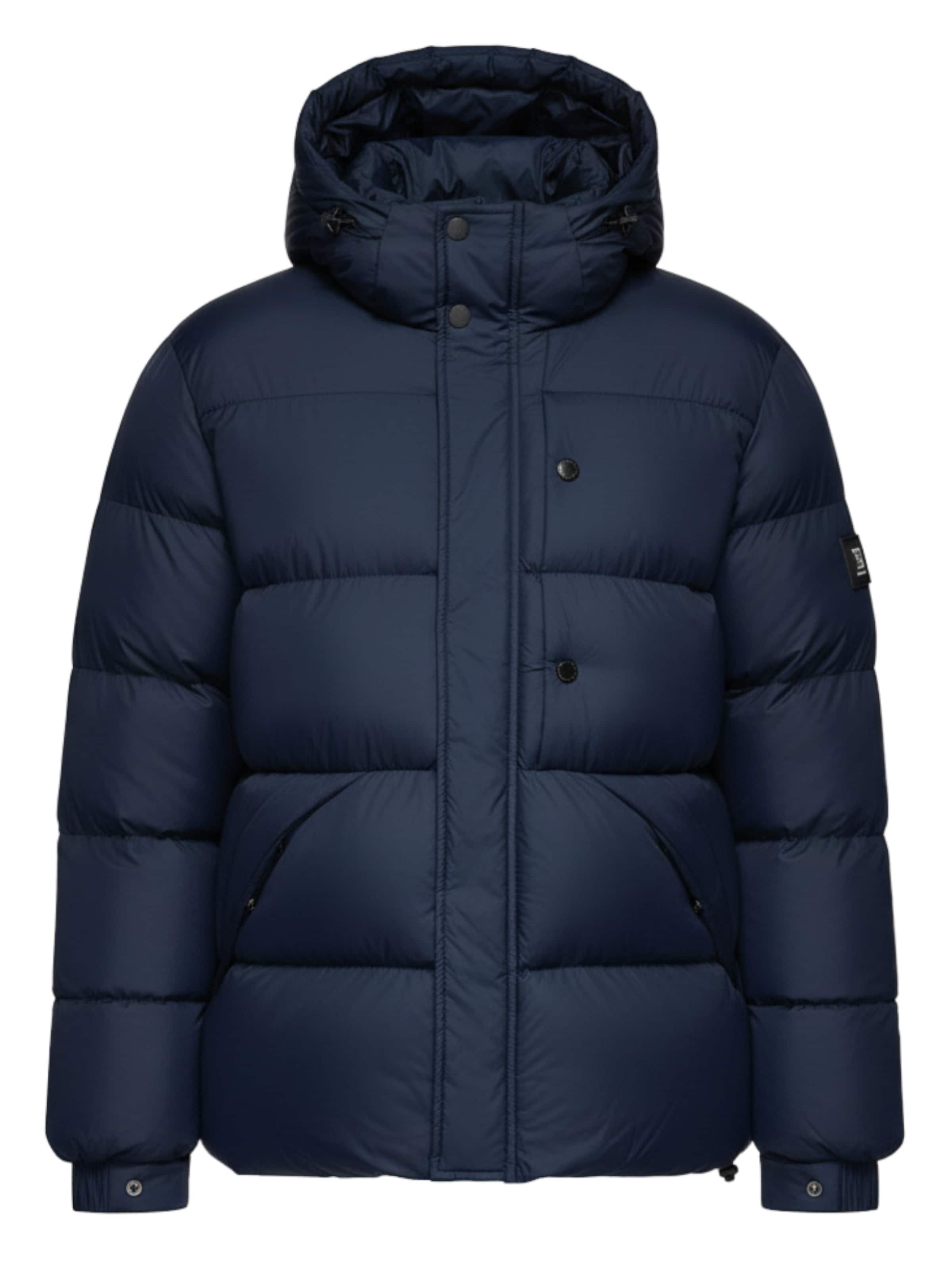 Veste d’hiver 'OM-JAHP-0238' Ombre en bleu : devant