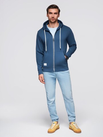 Sweat-shirt Ombre en bleu