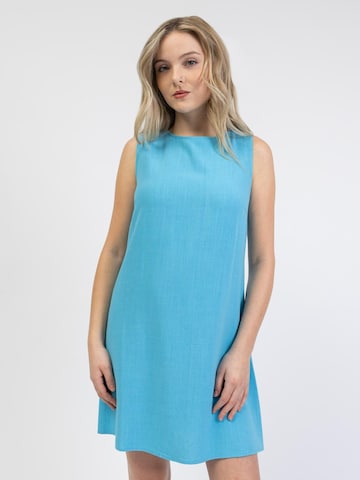 BROKE + SCHÖN Summer Dress in Blue: front