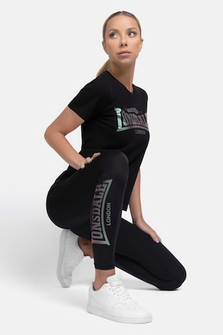 LONSDALE Skinny Leggings in Zwart: voorkant