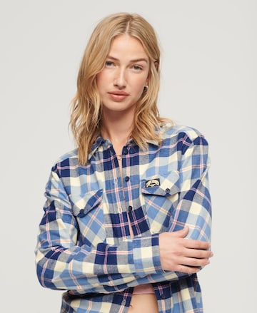 Superdry Blouse in Blauw