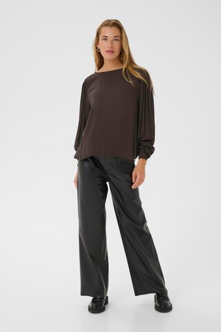 Kaffe Bluse 'KAStina' i brun