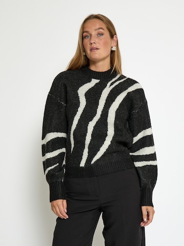 Pull-over 'Johanne ' DESIRES en noir : devant