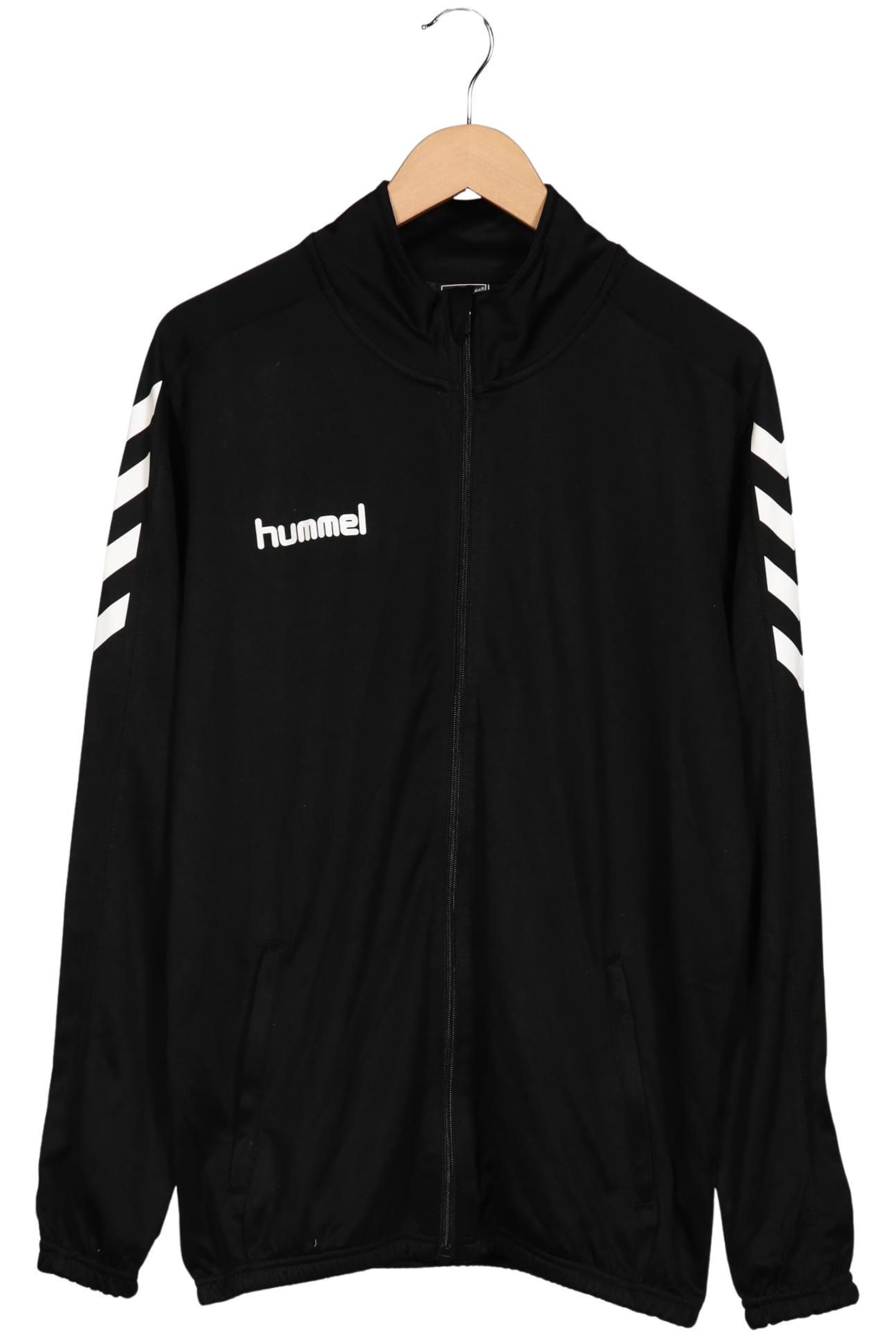 Hummel Sweatshirt & Zip-Up Hoodie in L in Black: front