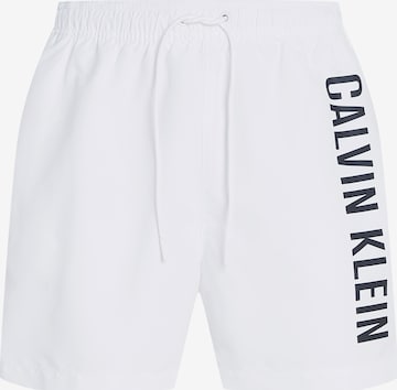 balta Calvin Klein Swimwear Maudymosi trumpikės: priekis