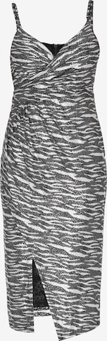 faina - Vestido en plata: frente