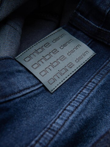 Ombre Regular Jeans in Blauw