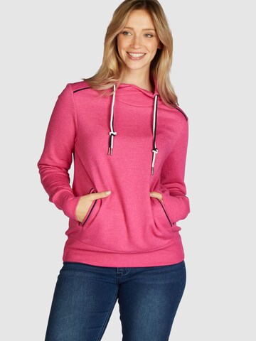 Navigazione Sweatshirt in Roze: voorkant