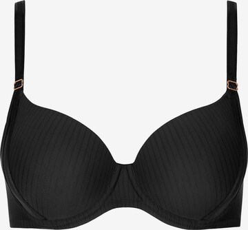 Lisca T-Shirt BH 'Laura' in Schwarz: Vorderseite