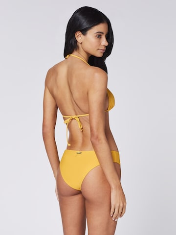 CHIEMSEE Triangle Bikini Top in Yellow