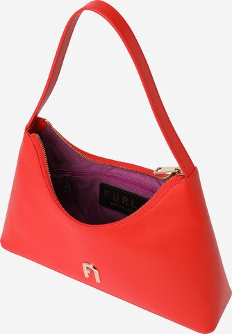 FURLA - Bolso de hombro 'DIAMANTE' en rojo