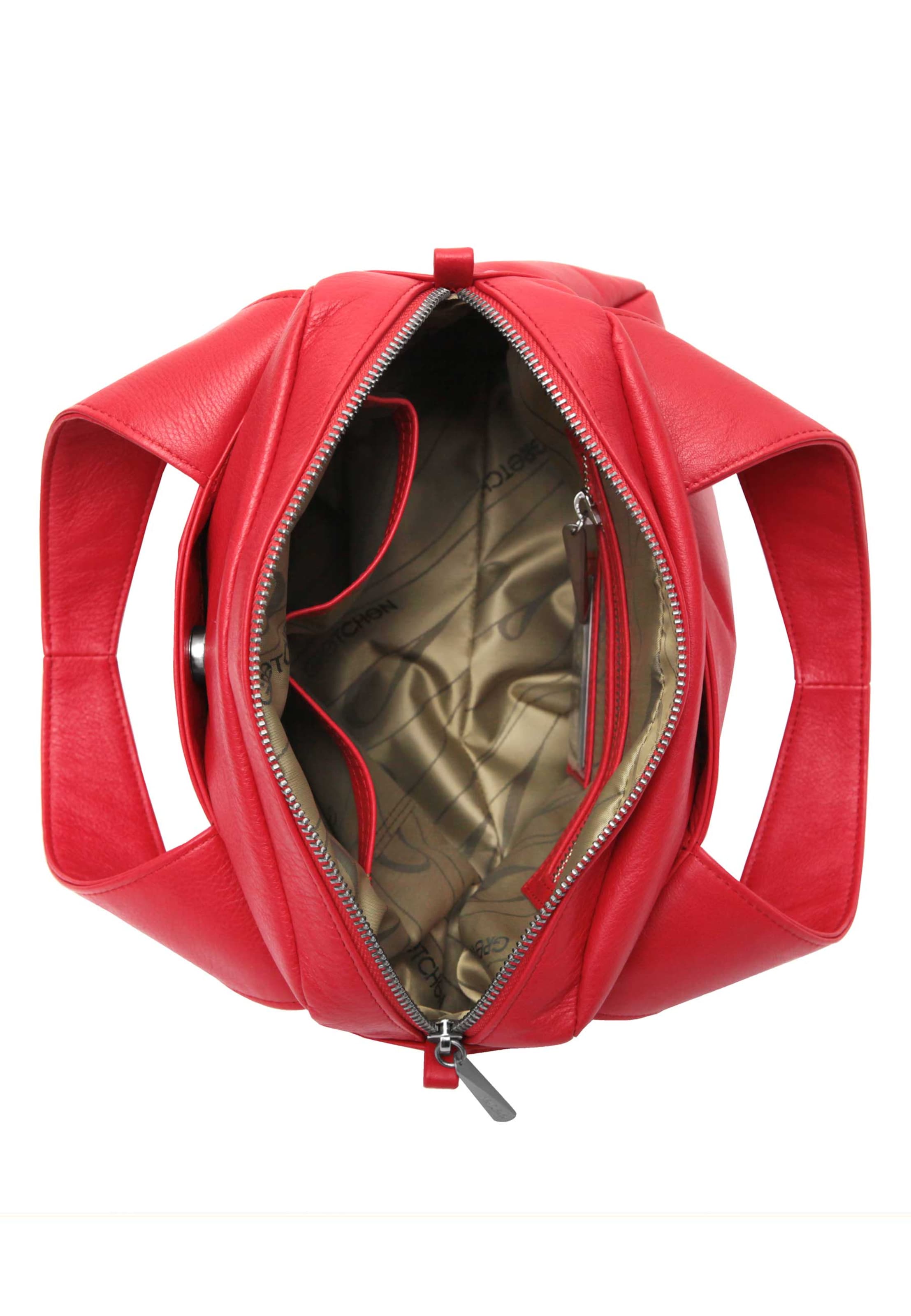 Gretchen Henkeltasche 'Ruby Tote Three' in Rot