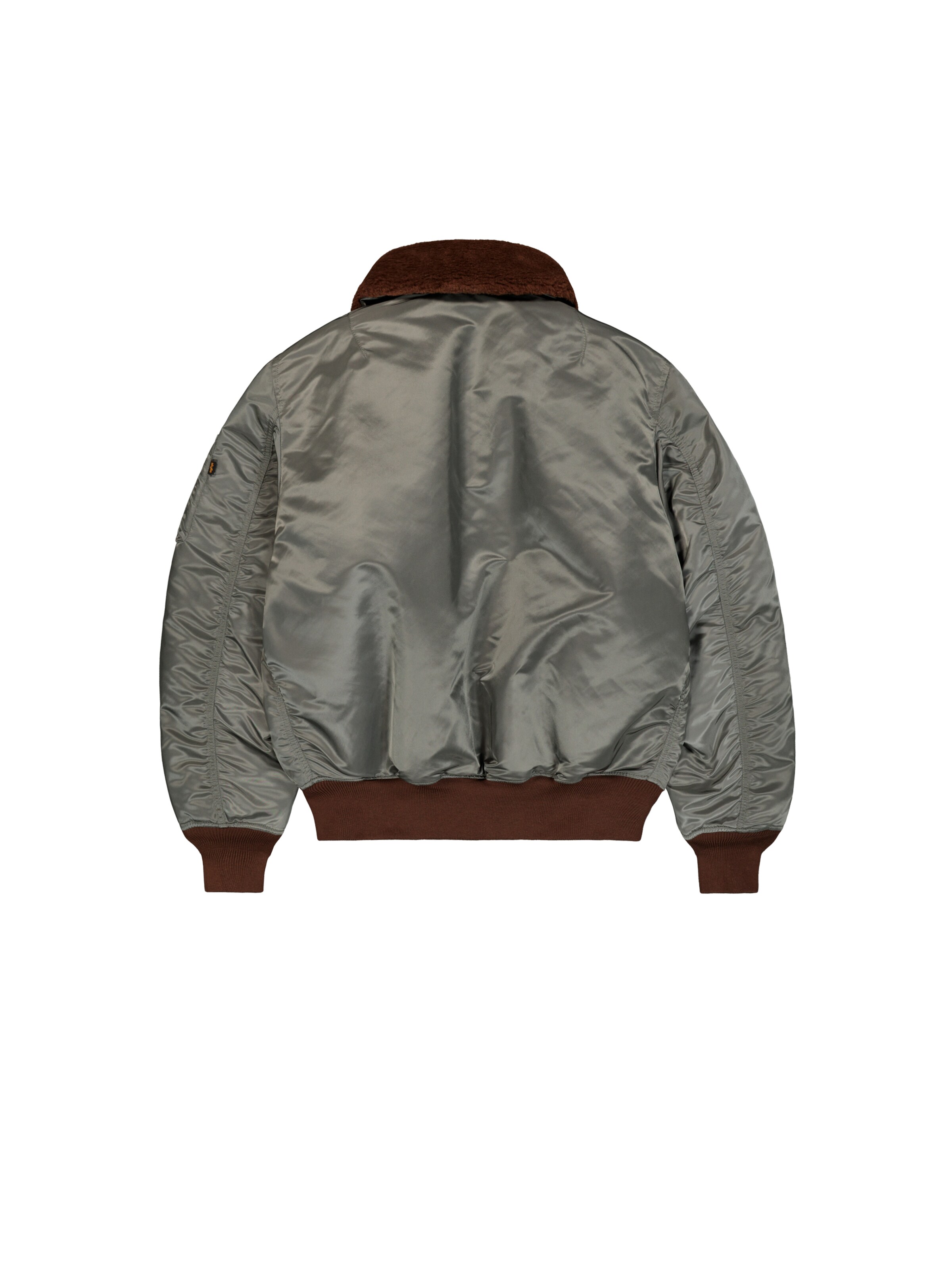 ALPHA INDUSTRIES Jacke 'B-15' in Grün: Rückseite
