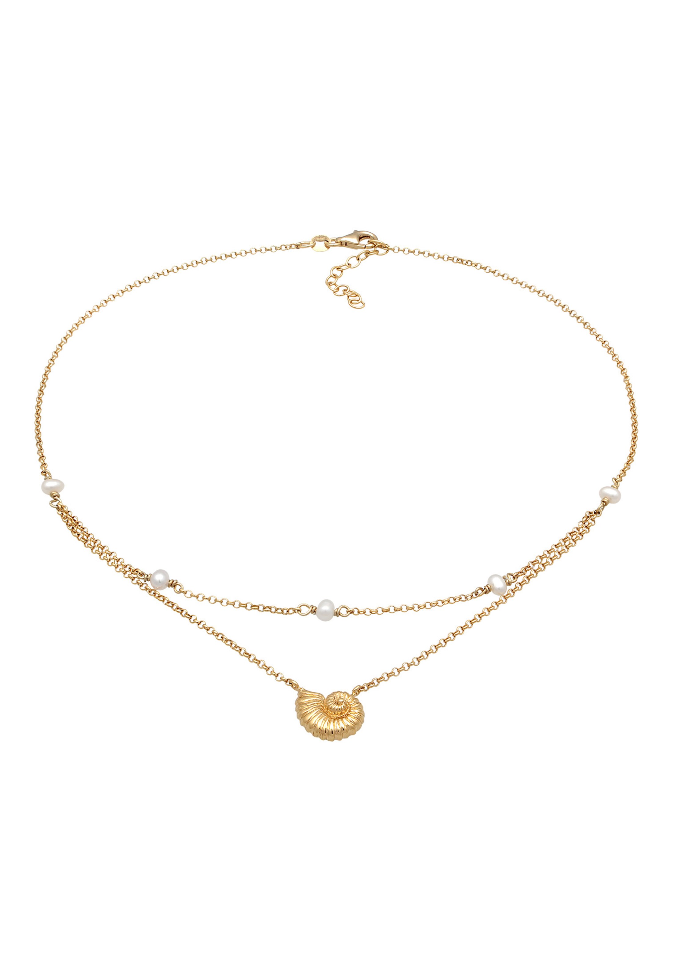 ELLI Kette in Gold: Vorderseite