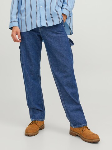 JACK & JONES Loosefit Jeans 'Eddie' in Blauw