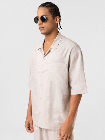 Dandalo Comfort Fit Hemd in Beige