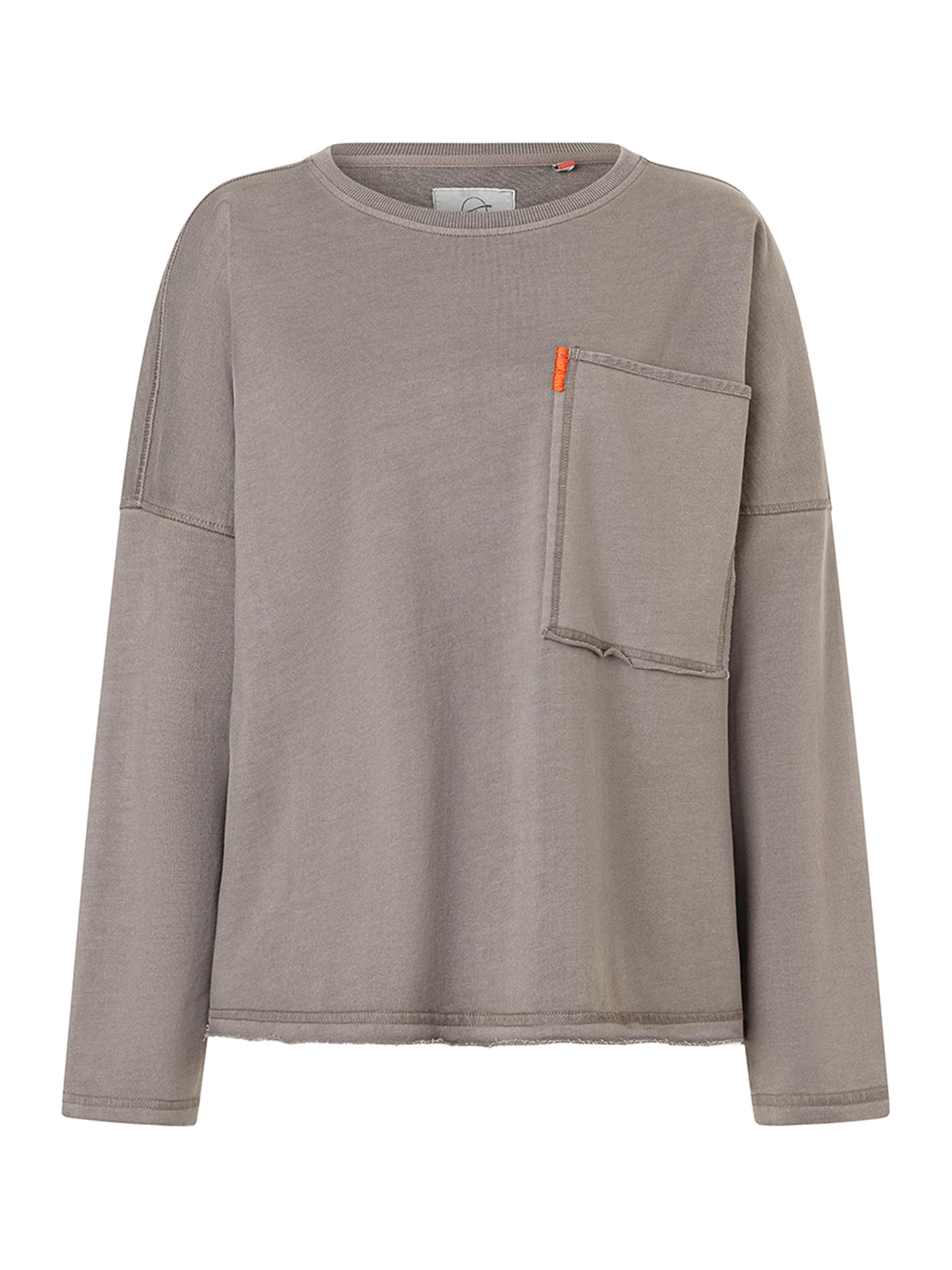 TIMEZONE Sweatshirt 'Oversized' in Brown: front