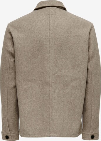 Veste mi-saison 'Jax' Only & Sons en gris