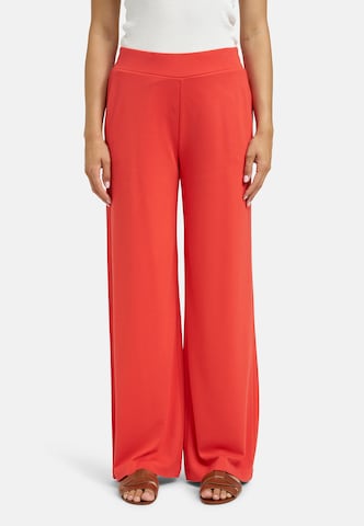 Milano Italy Regular Pants in Red: front