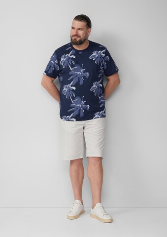 s.Oliver Men Big Sizes Shirt in Blue