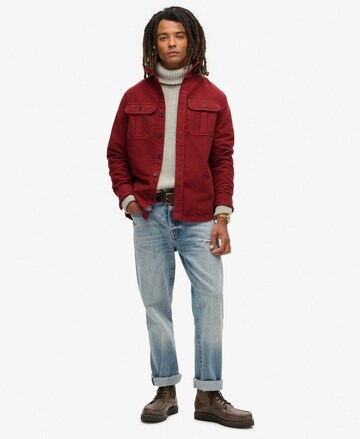 Superdry Tussenjas in Rood