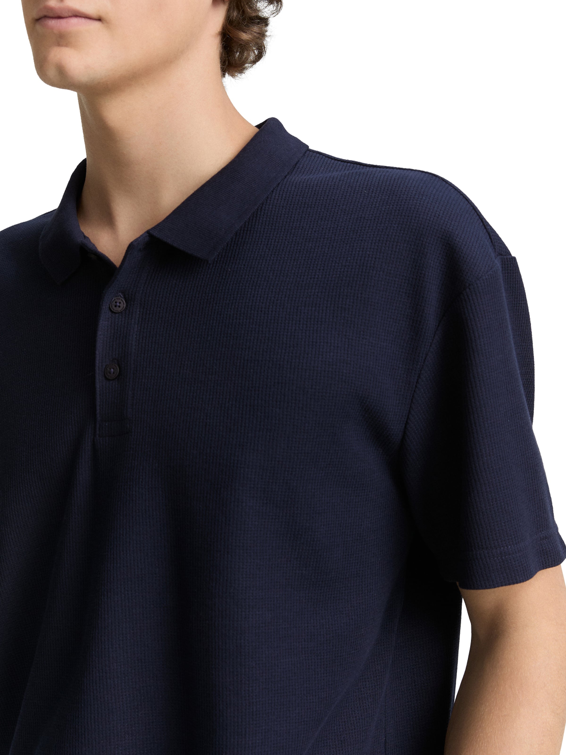 TOM TAILOR DENIM Poloshirt in Blau