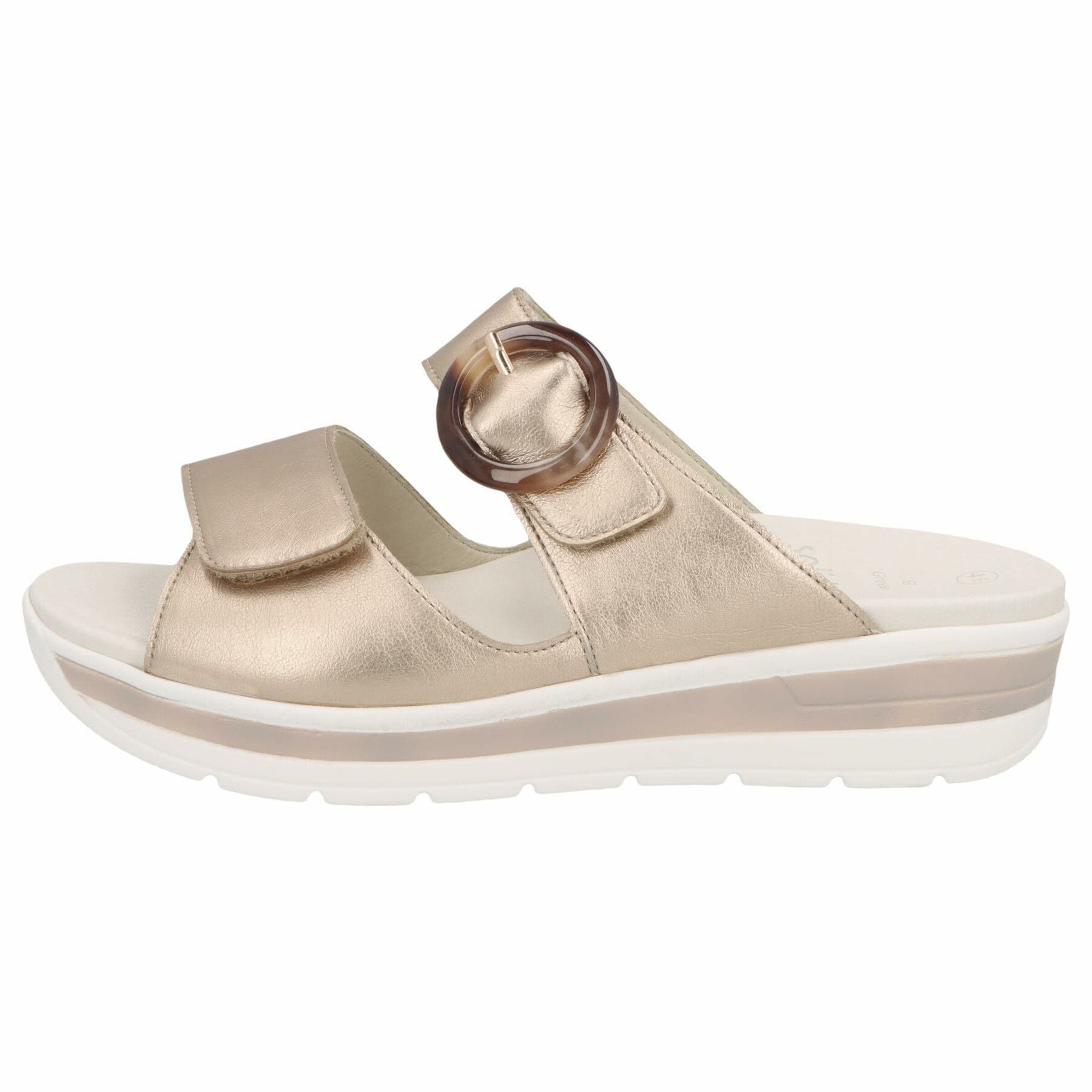 SOLIDUS Pantolette in Beige