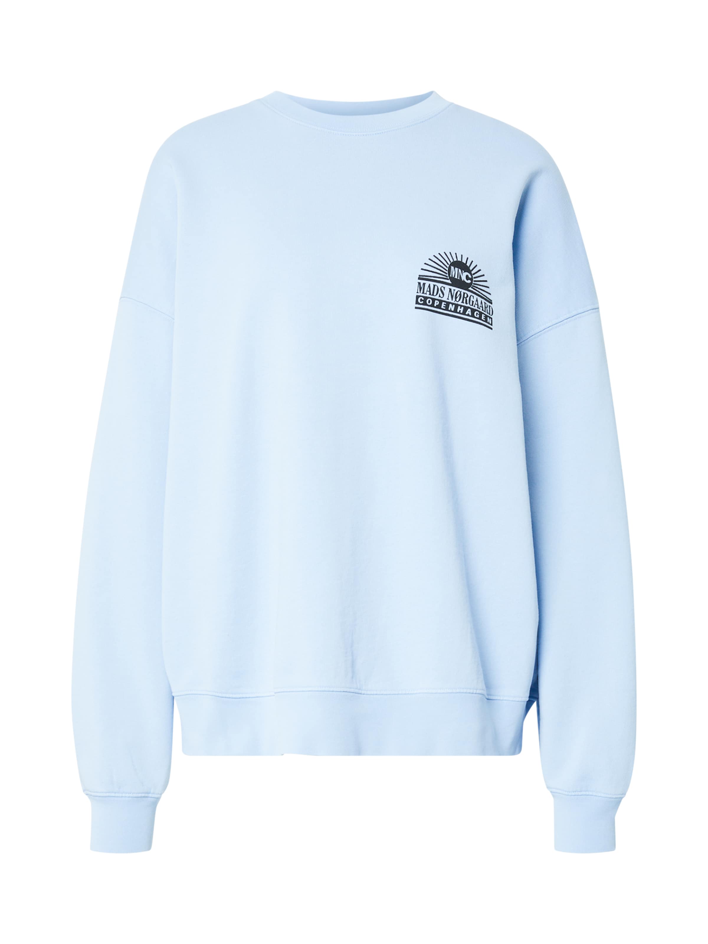 MADS NORGAARD COPENHAGEN Sweatshirt 'Atli' in Blauw: voorkant