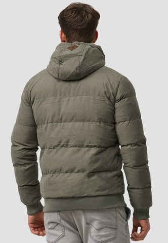 INDICODE JEANS Winterjas 'Adeline' in Groen