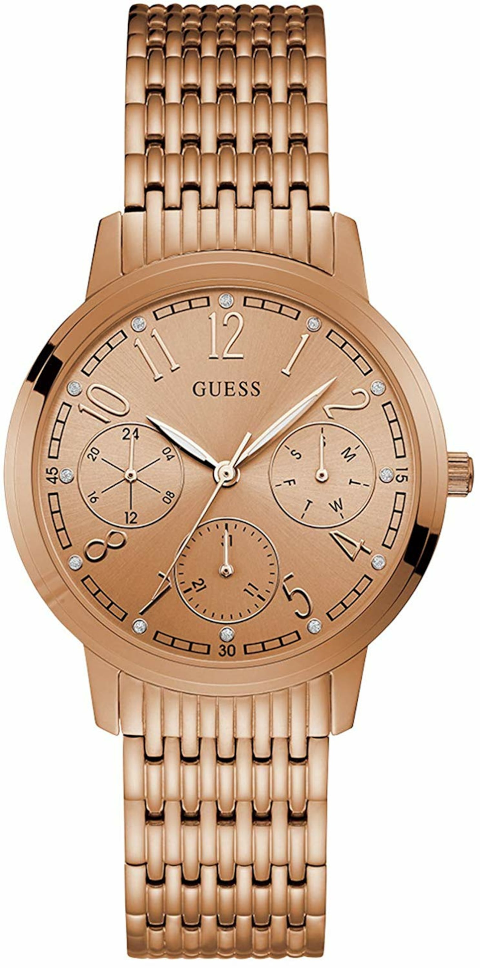 GUESS Uhr in Gold: Vorderseite