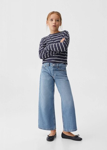 MANGO KIDS Wide leg Jeans 'Culotte6' i blå