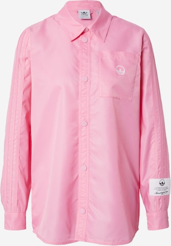 ADIDAS ORIGINALS Blouse 'Nylon' in Pink: front