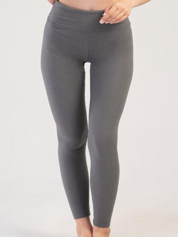 C&City Skinny Legíny – šedá: přední strana